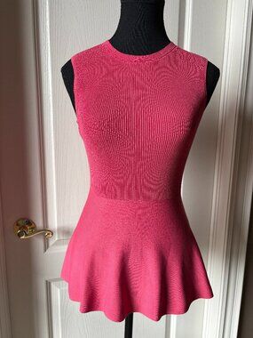 Theory Knit Blouse, Pink